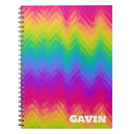 Rainbow Spiral Photo Notebook Anteckningsbok