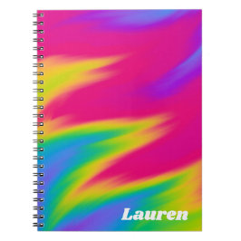 Rainbow Spiral Photo Notebook Anteckningsbok