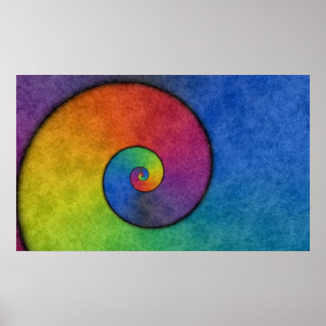 Rainbow Spiral Poster (Framsidan)