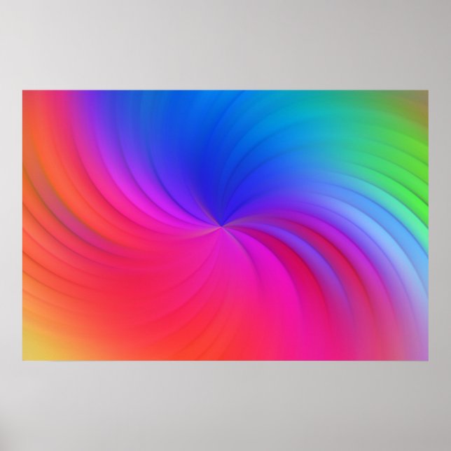 Rainbow Spiral Poster (Framsidan)
