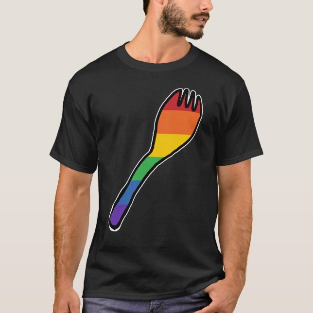 RAINBOW SPORK! T SHIRT (Framsida)