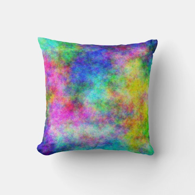 Rainbow Spray Pillow Kudde (Framsida)