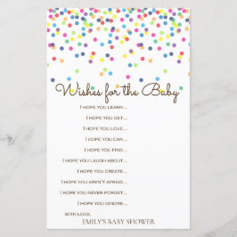 Rainbow Sprinkle Baby Shower Game PRINTED