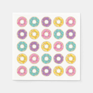 Rainbow Sprinkle Donut Shop Napkins Pappersservett