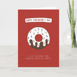 Rainbow Sprinkled Valentiness Card Helgkort