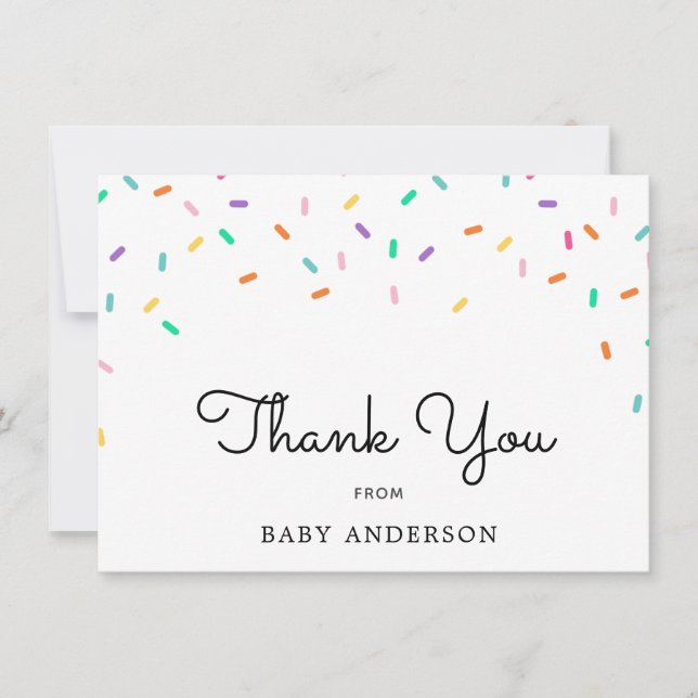 Rainbow Sprinkles Baby Tack (Framsida)