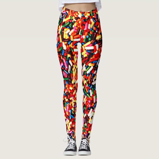 Rainbow Sprinkles Leggings (Framsida)