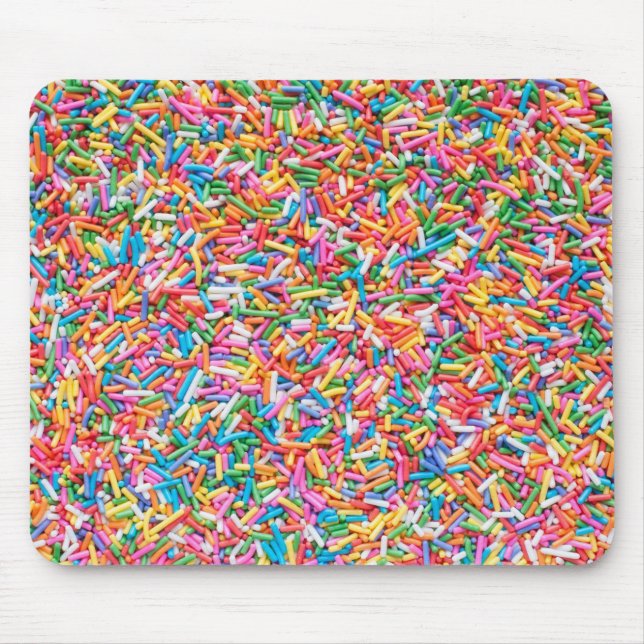 Rainbow sprinkles musmatta (Framsidan)