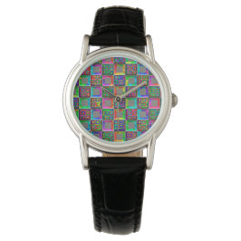 Rainbow Squares Mode Watch av Julie Everhart Armbandsur