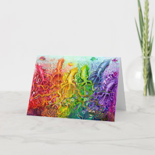Rainbow Squids Card Kort
