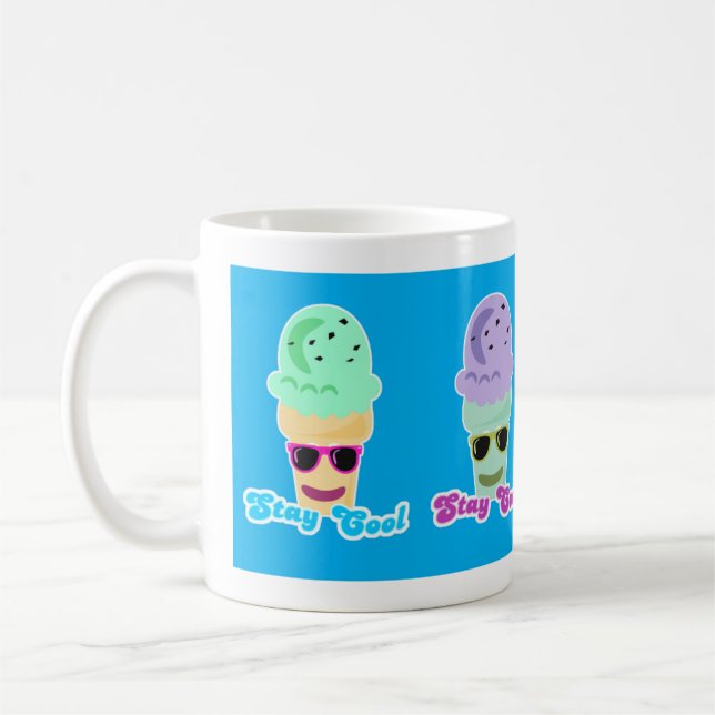 Rainbow Staming Coola Cone Pals Kaffemugg (Vänster)