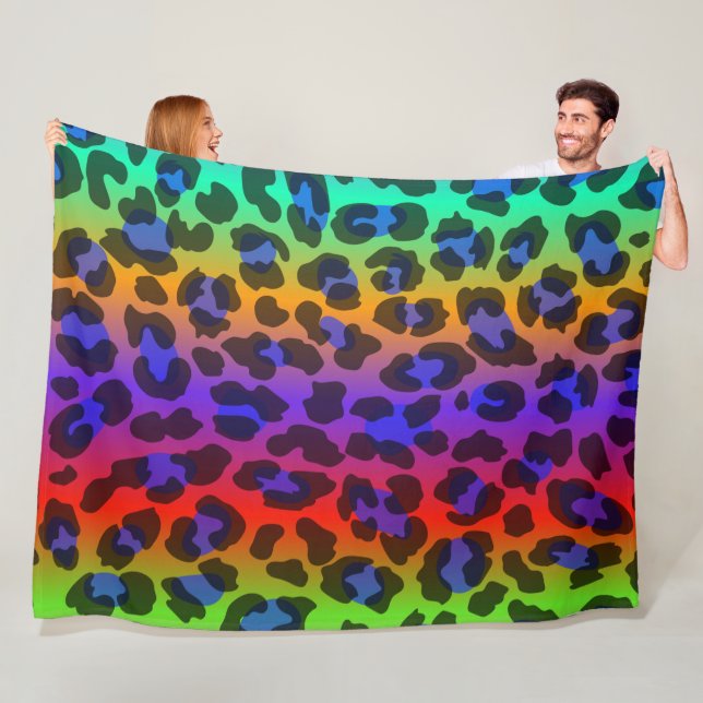 Rainbow Stänk 60 x80 Fleece Blanket (På plats)