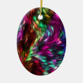 Rainbow Stänk Ceramic Ornament