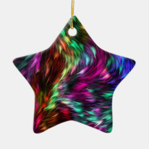 Rainbow Stänk Ceramic Ornament