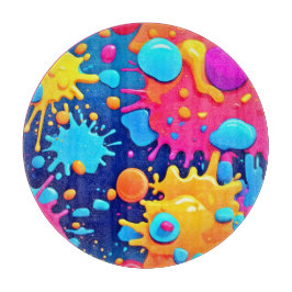 Rainbow Stänk Paint Art