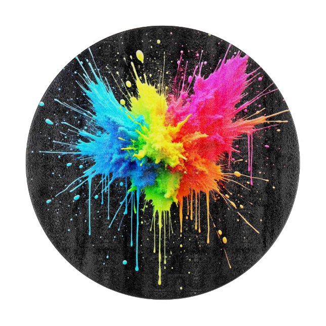 Rainbow Stänk Powder Art (Framsidan)