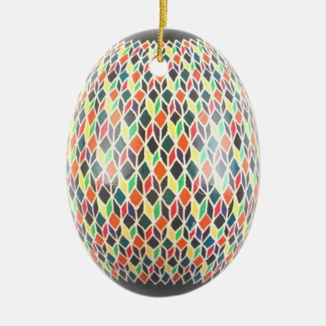 Rainbow Star Egg Ornament (Framsidan)