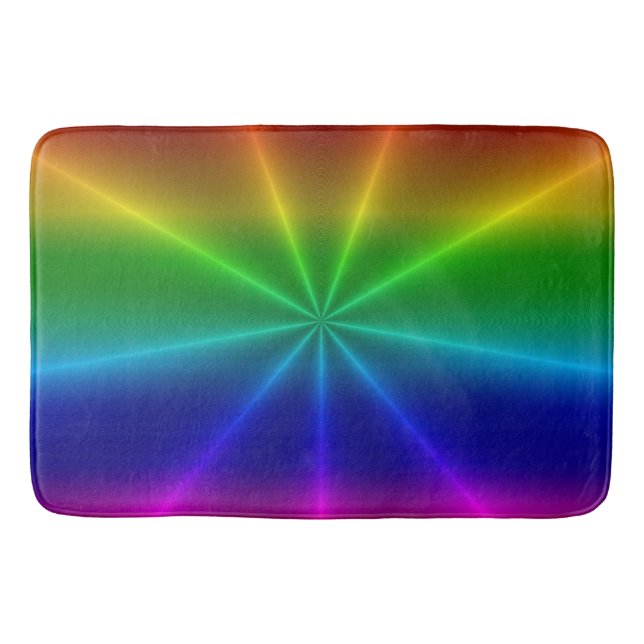 Rainbow Starburst Badrumsmatta (Framsidan)