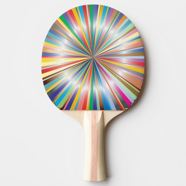 Rainbow Starburst Pingisracket (Framsidan)