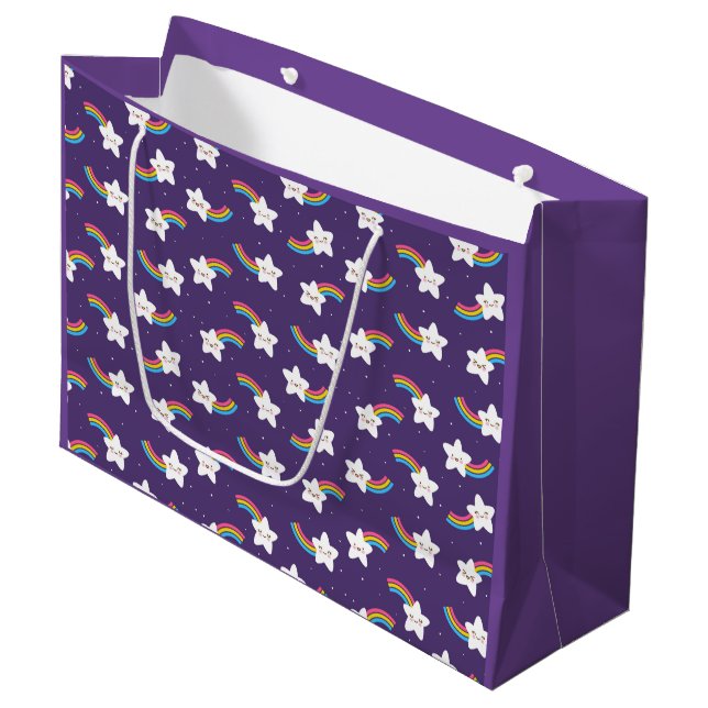 Rainbow Stars Gift Bags (Framsidan Vinklad)