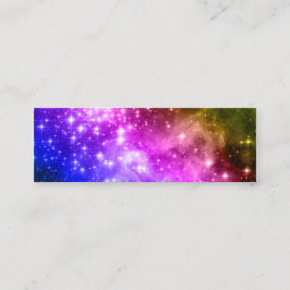 Rainbow Stars Mini Visitkort