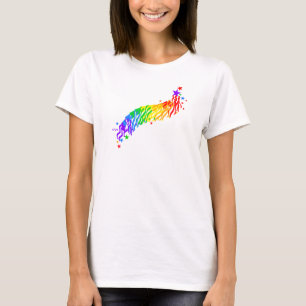 Rainbow Stars och Streamers T Shirt