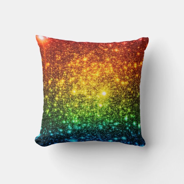 Rainbow Stars Pillow Kudde (Framsida)