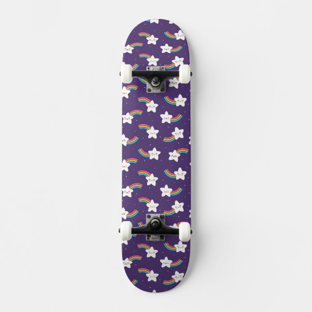 Rainbow Stars Skateboard (Framsida)