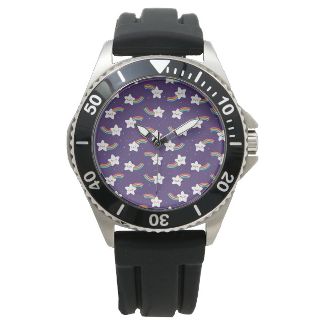 Rainbow Stars Watch Armbandsur (Framsida)