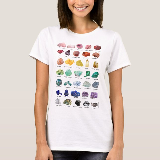 Rainbow Sten Crystal Collection T-Shirt Women's (Framsida)