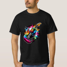 Rainbow Sten Explosion Vibrant Guitar Fist