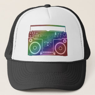 Rainbow Stereo Truckerkeps