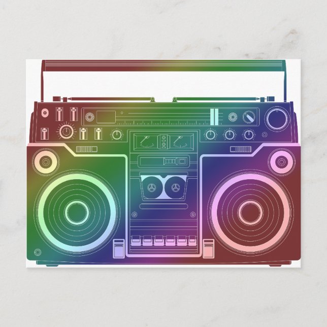 Rainbow Stereo Vykort (Framsida)