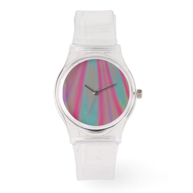 Rainbow Streaks Armbandsur (Framsida)