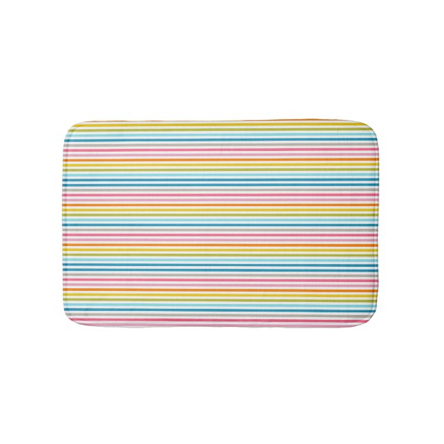 Rainbow Stripe Bath Mat Badrumsmatta (Framsidan)