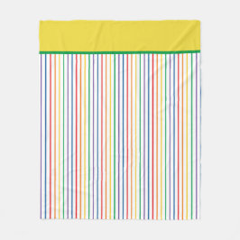 Rainbow Stripe Fleecefilt