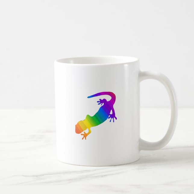 Rainbow Stripe Salamander Kaffemugg (Höger)