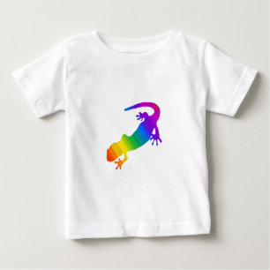 Rainbow Stripe Salamander T-shirt
