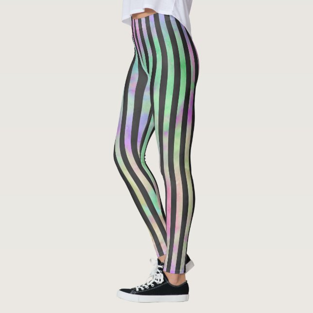 RAINBOW STRIPS LEGGINGS (Vänster)