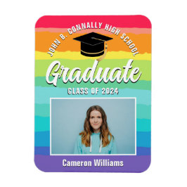 Rainbow Student Photo LGBTQ Studenten Magnet