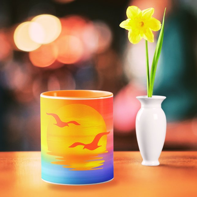 Rainbow Sunrise Mugg (Skapare uppladdad)