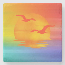 Rainbow Sunrise Tote Stenunderlägg