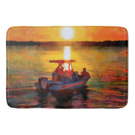 Rainbow Sunset on Hilton Head Bath Mat Badrumsmatta