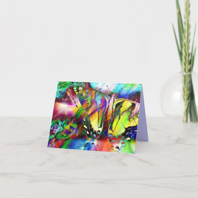 Rainbow Swallowtail Kort (Framsida)