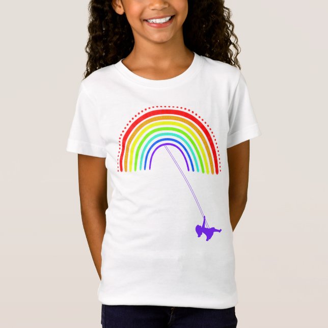 Rainbow Swing T Shirt (Framsida)