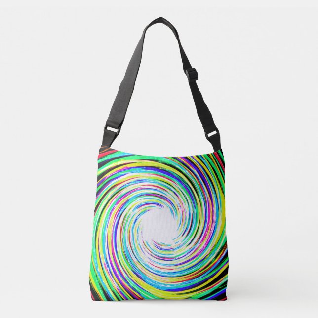 Rainbow Swirl Bag Axelväska (Framsida)