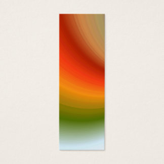 Rainbow Swirl Bookmark Litet Visitkort