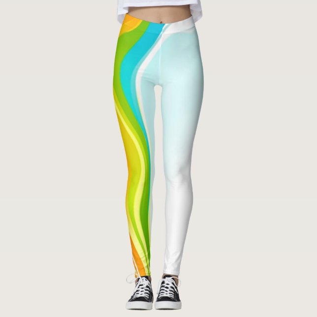 Rainbow Swirl Leggings (Framsida)