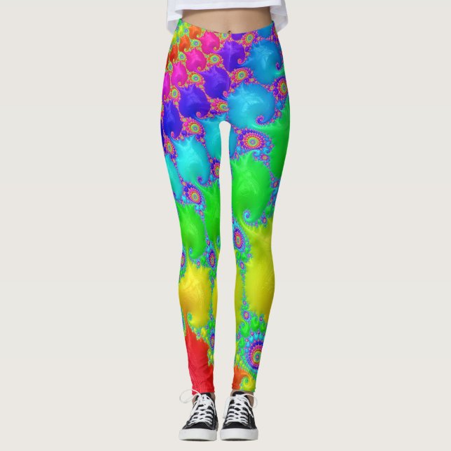Rainbow Swirl Leggings (Framsida)