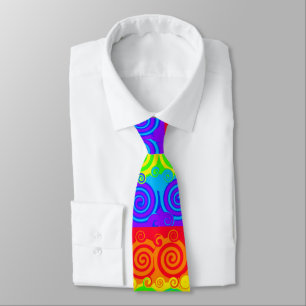 Rainbow Swirl Manar Tie Slips